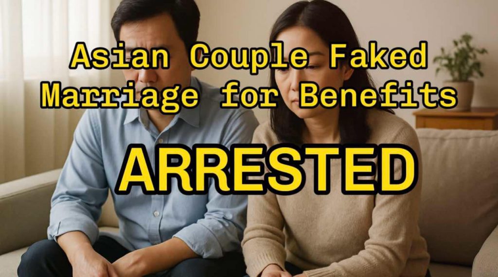 Asian Couple Arrested for Welfare Fraud After Faking Divorce for Government Benefits