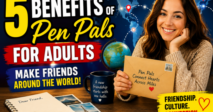5 Benefits of Pen Pals for Adults: Make Friends Around the World